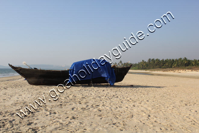 Fishing boat on Arossim Beach