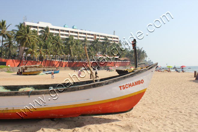 Boats at Bogmalo Beach