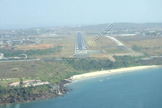 Arial view of Hansa Beach